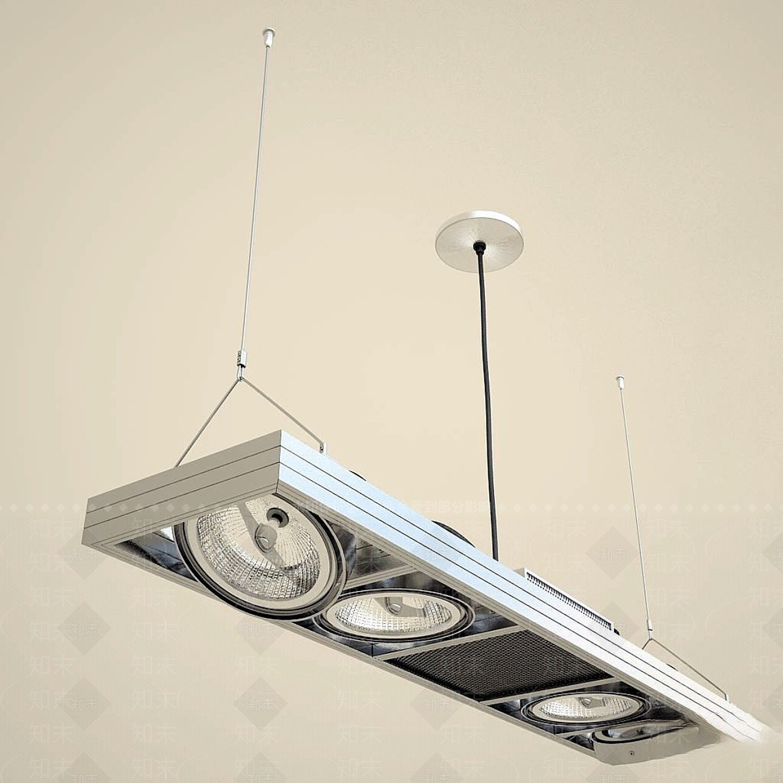 筒灯射灯组合3D模型下载【ID:1164943942】