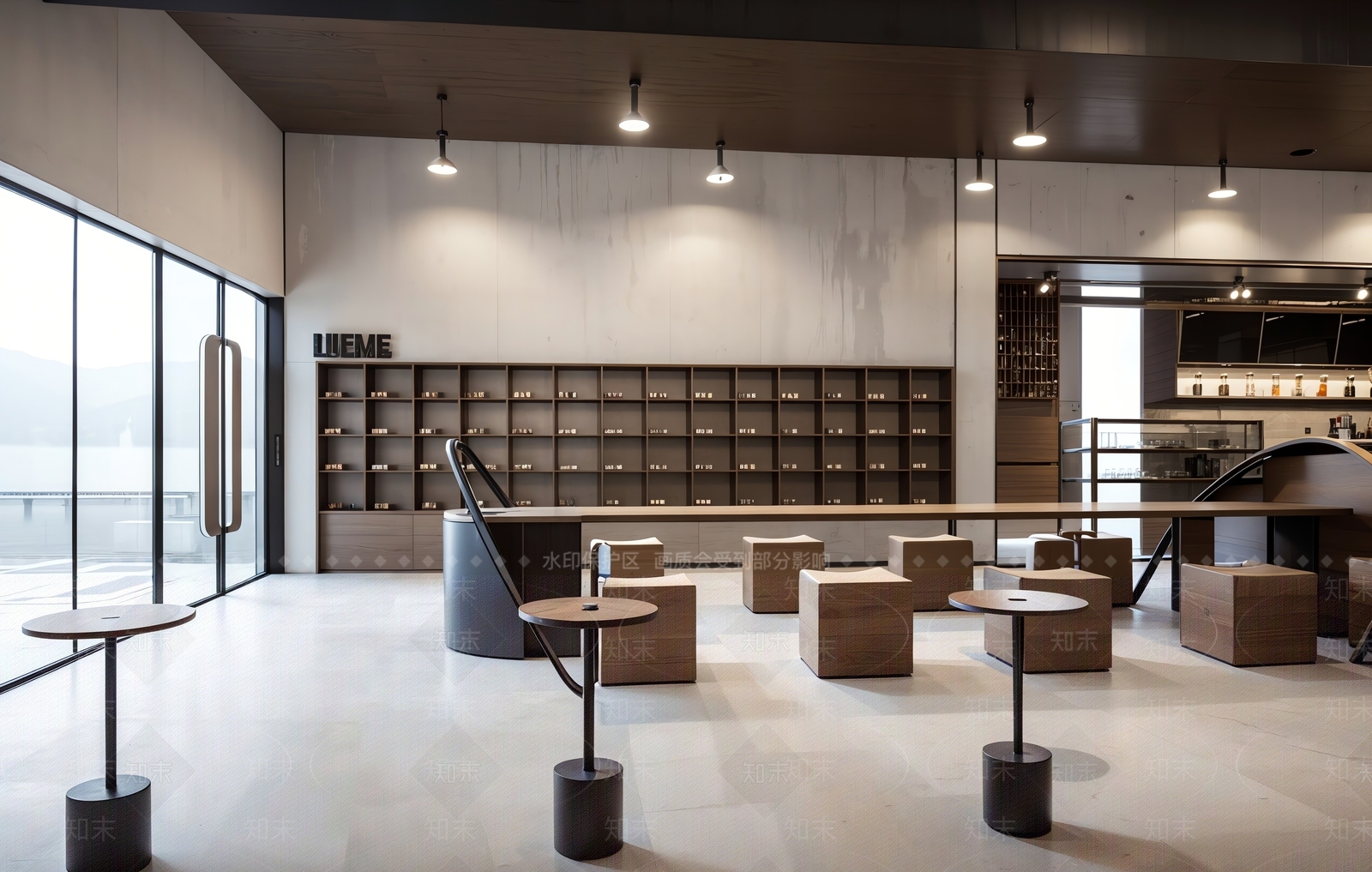 现代奶茶店SU模型下载【ID:1164947446】