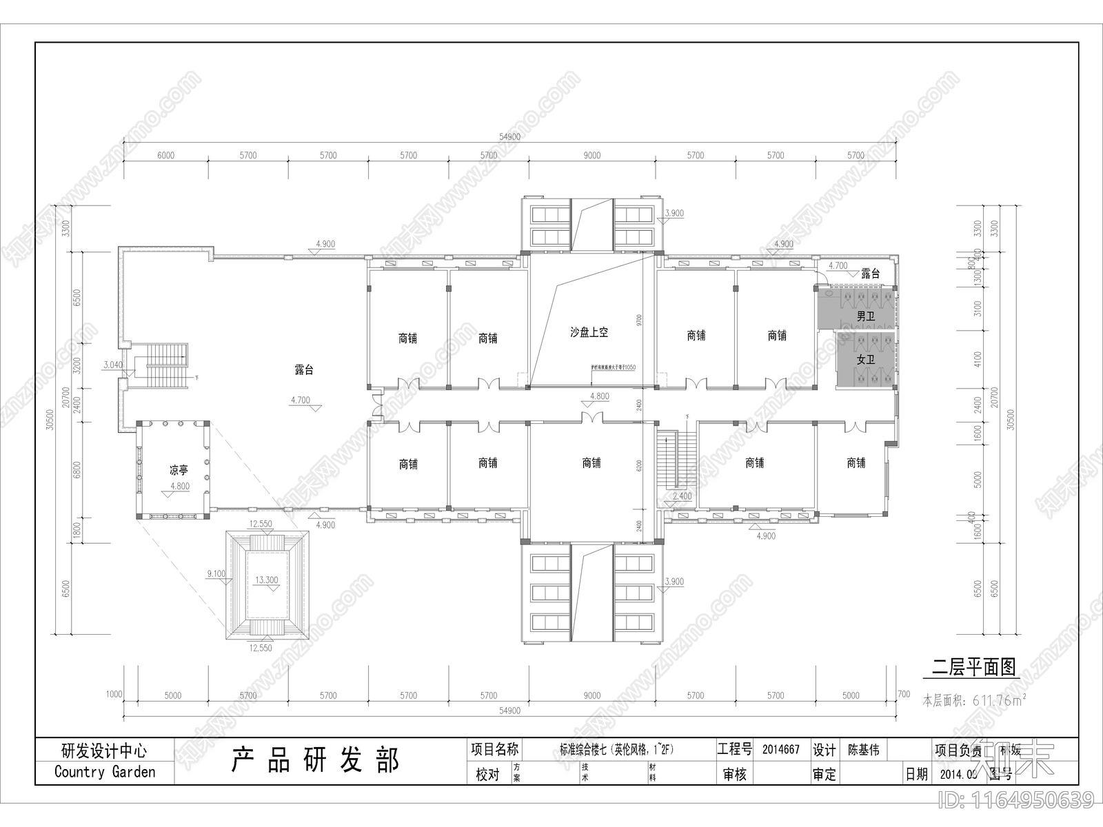 欧式售楼处建筑cad施工图下载【ID:1164950639】