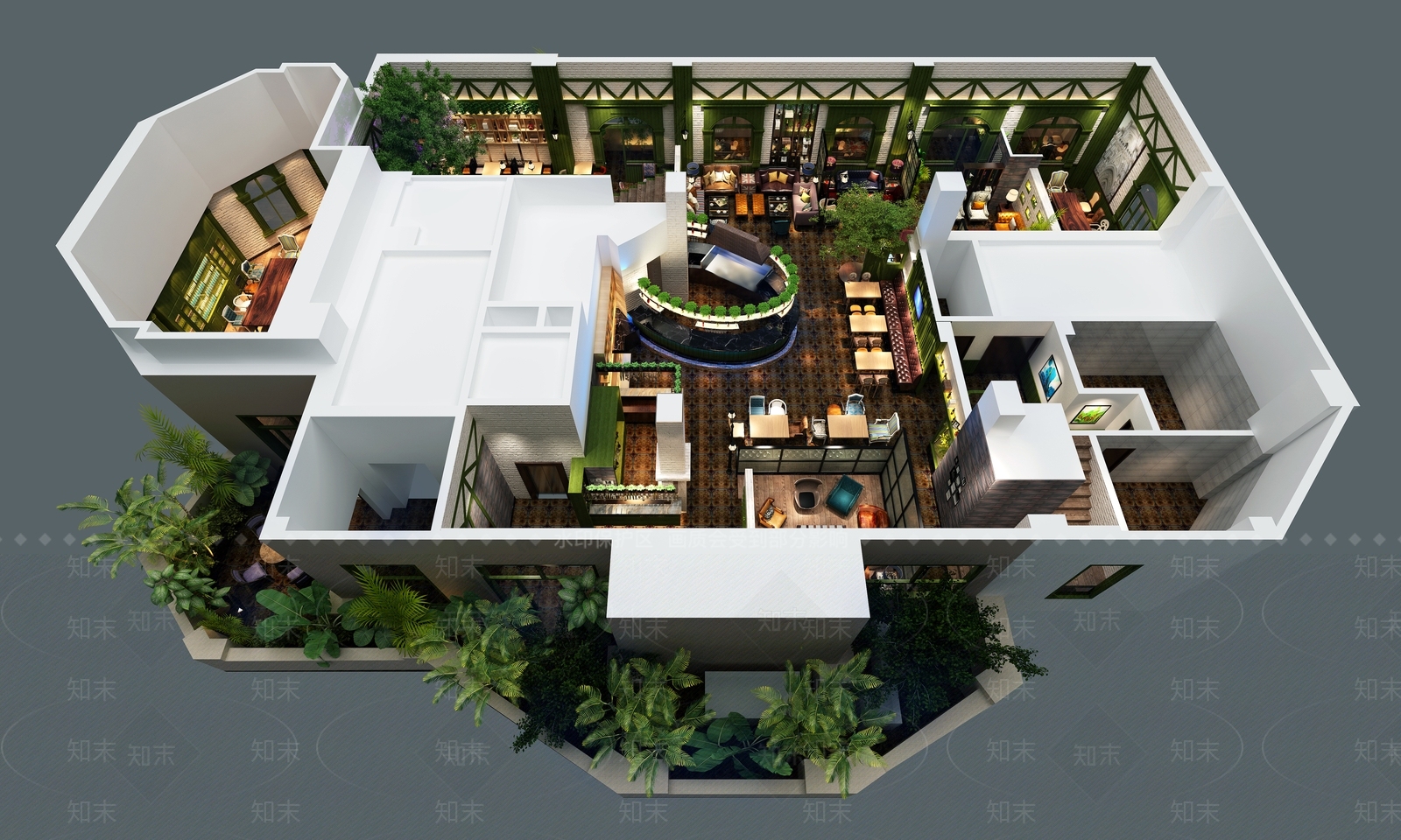 工业酒吧3D模型下载【ID:1164955749】