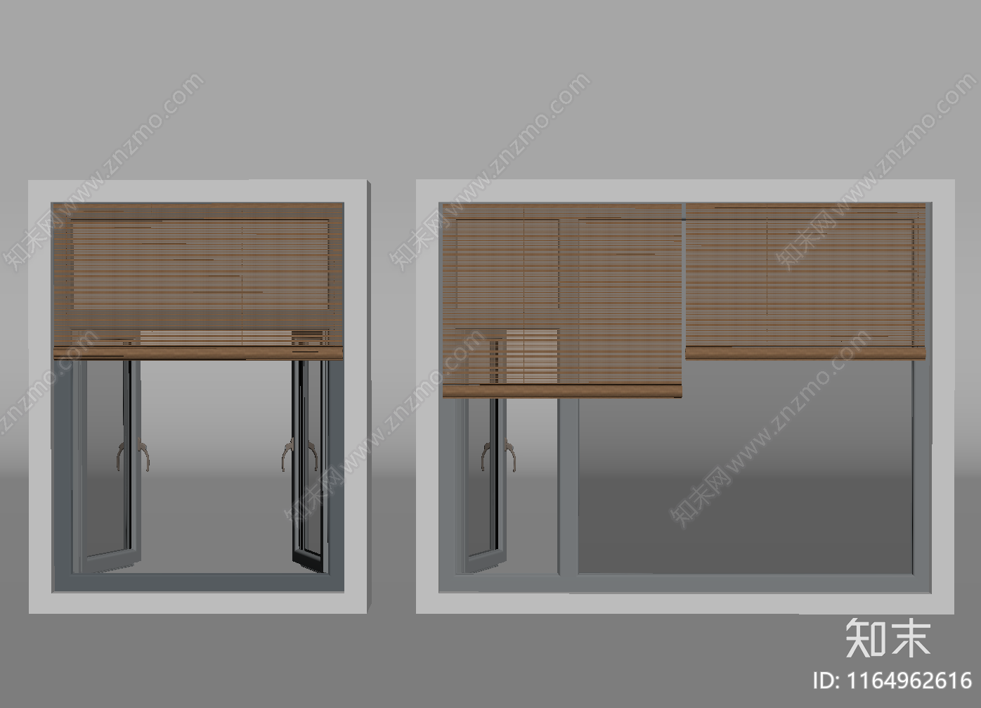 现代百叶窗SU模型下载【ID:1164962616】