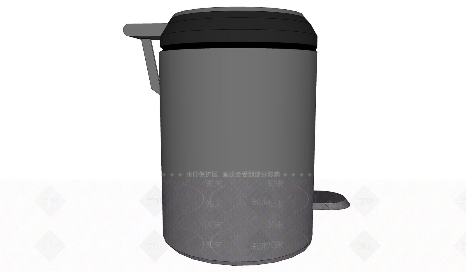 现代垃圾桶SU模型下载【ID:1164963173】