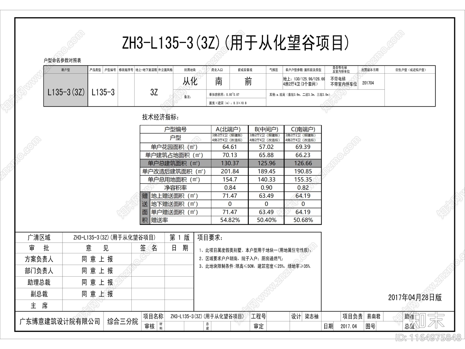 新中式别墅建筑cad施工图下载【ID:1164975848】