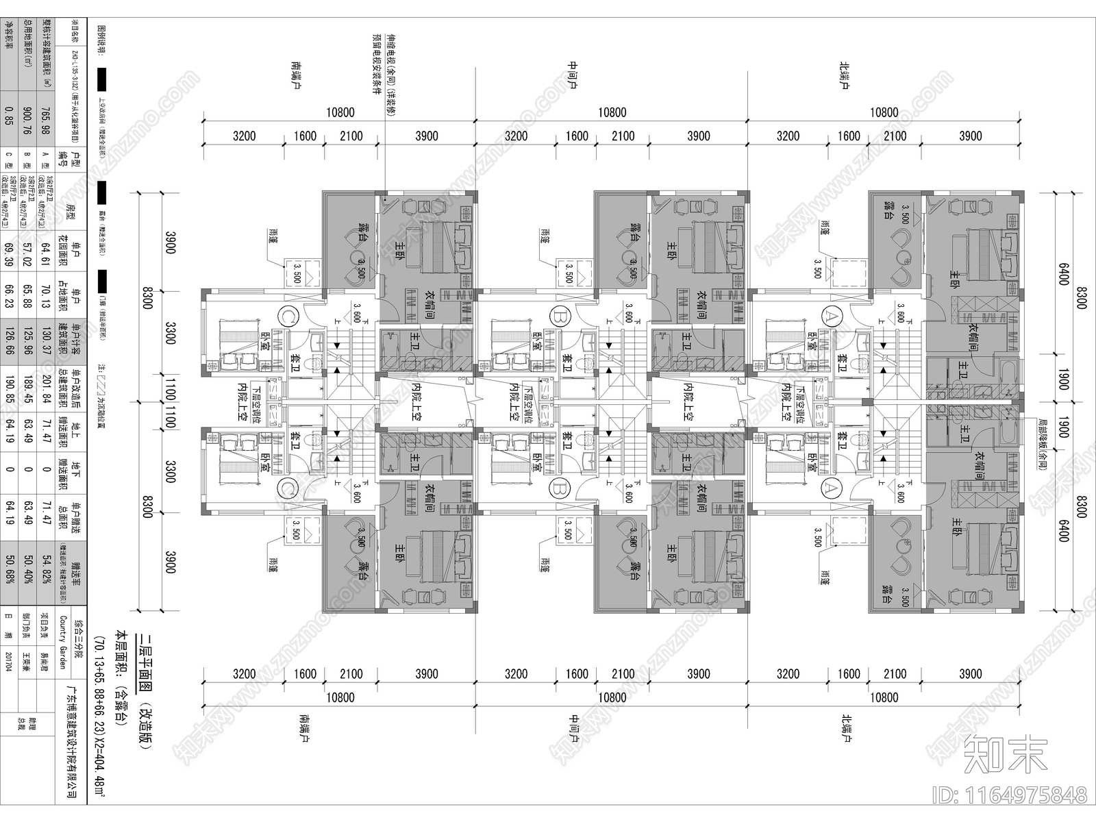 新中式别墅建筑cad施工图下载【ID:1164975848】