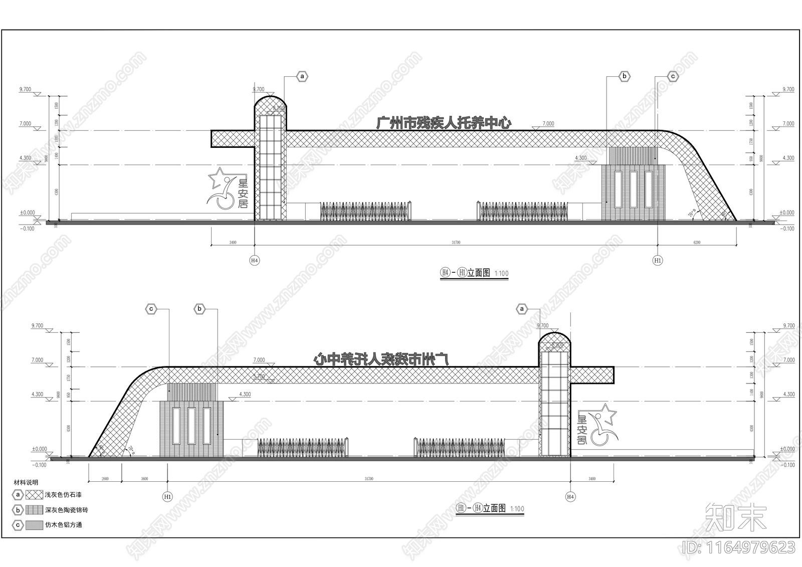 现代门卫室建筑施工图下载【ID:1164979623】