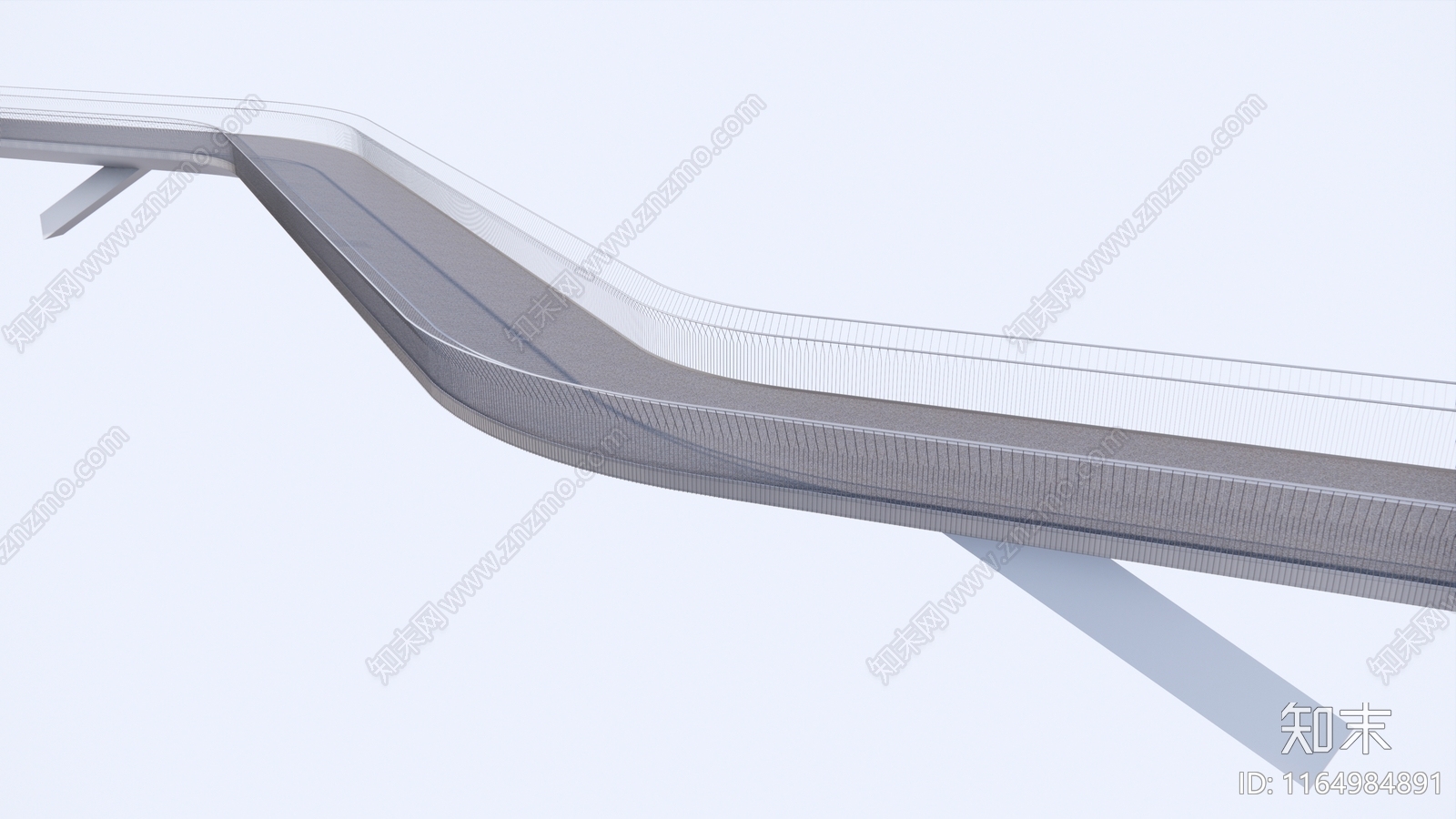现代景观桥SU模型下载【ID:1164984891】