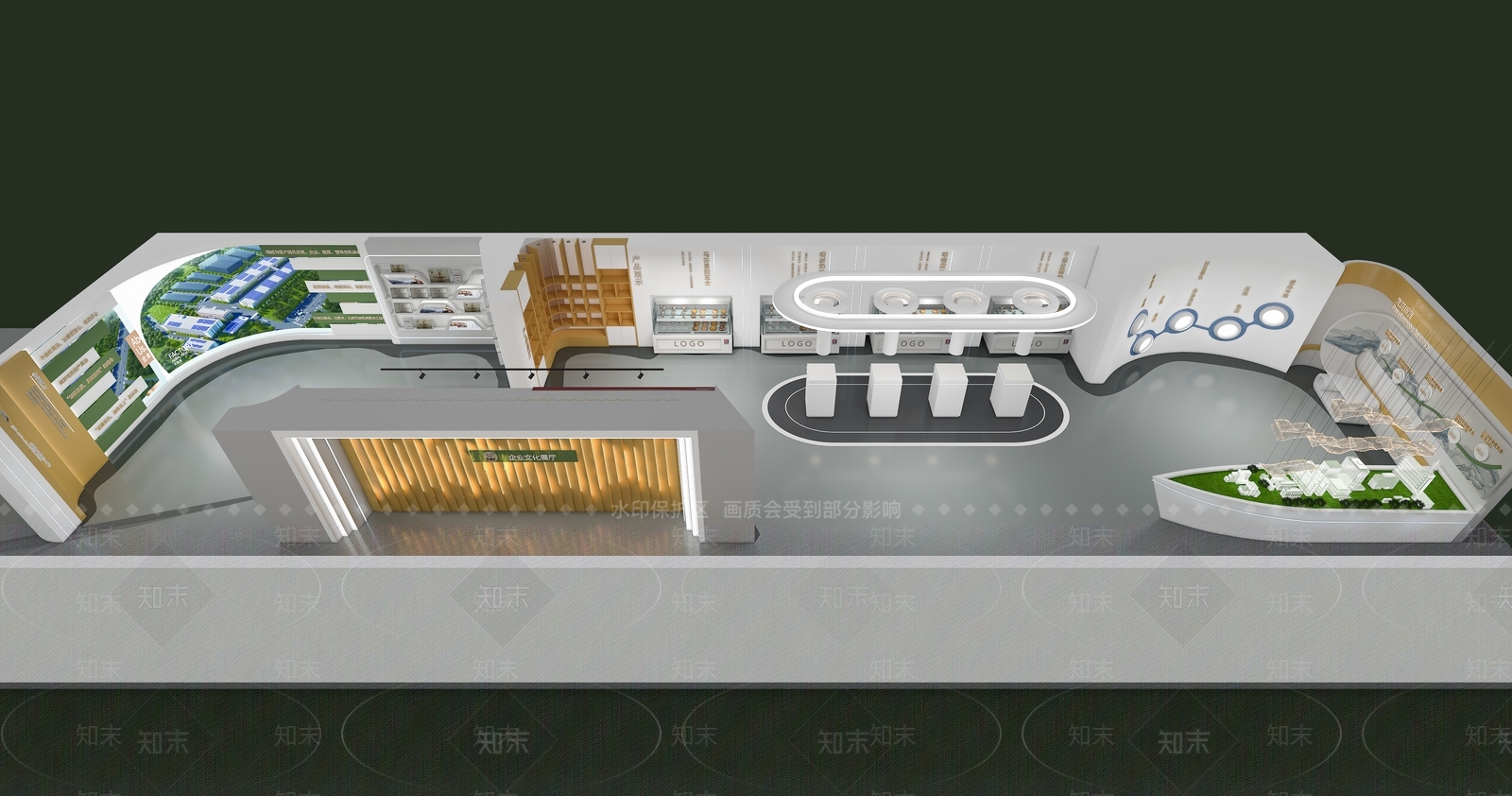 现代其他办公空间3D模型下载【ID:1164986556】