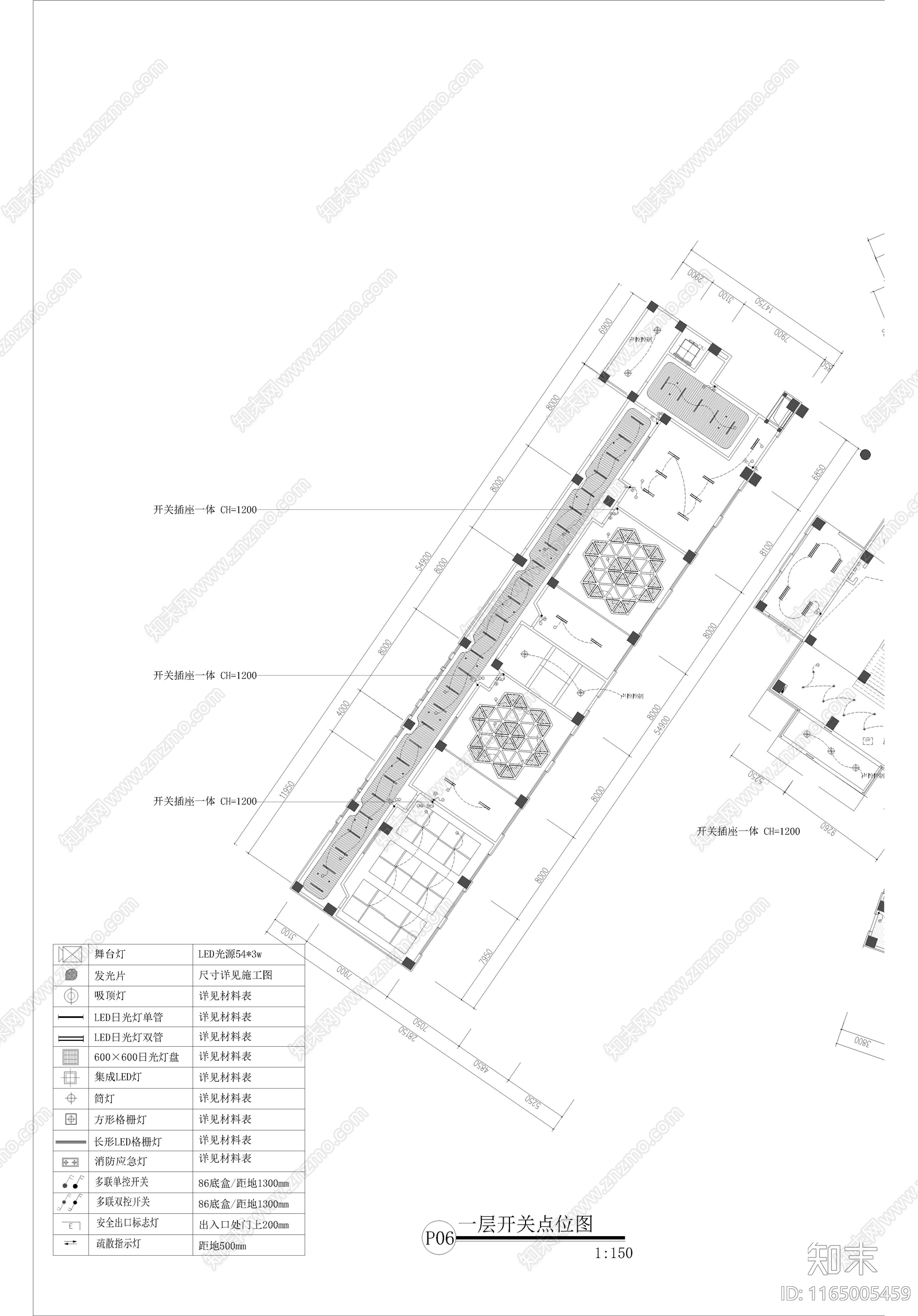 现代教室cad施工图下载【ID:1165005459】