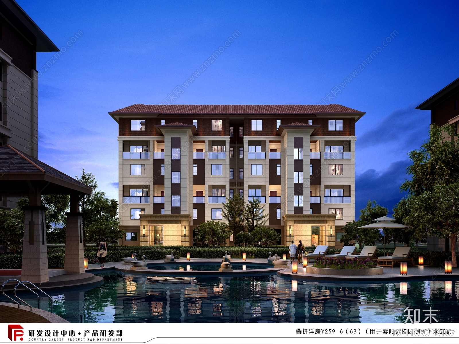 现代住宅楼建筑施工图下载【ID:1165012107】