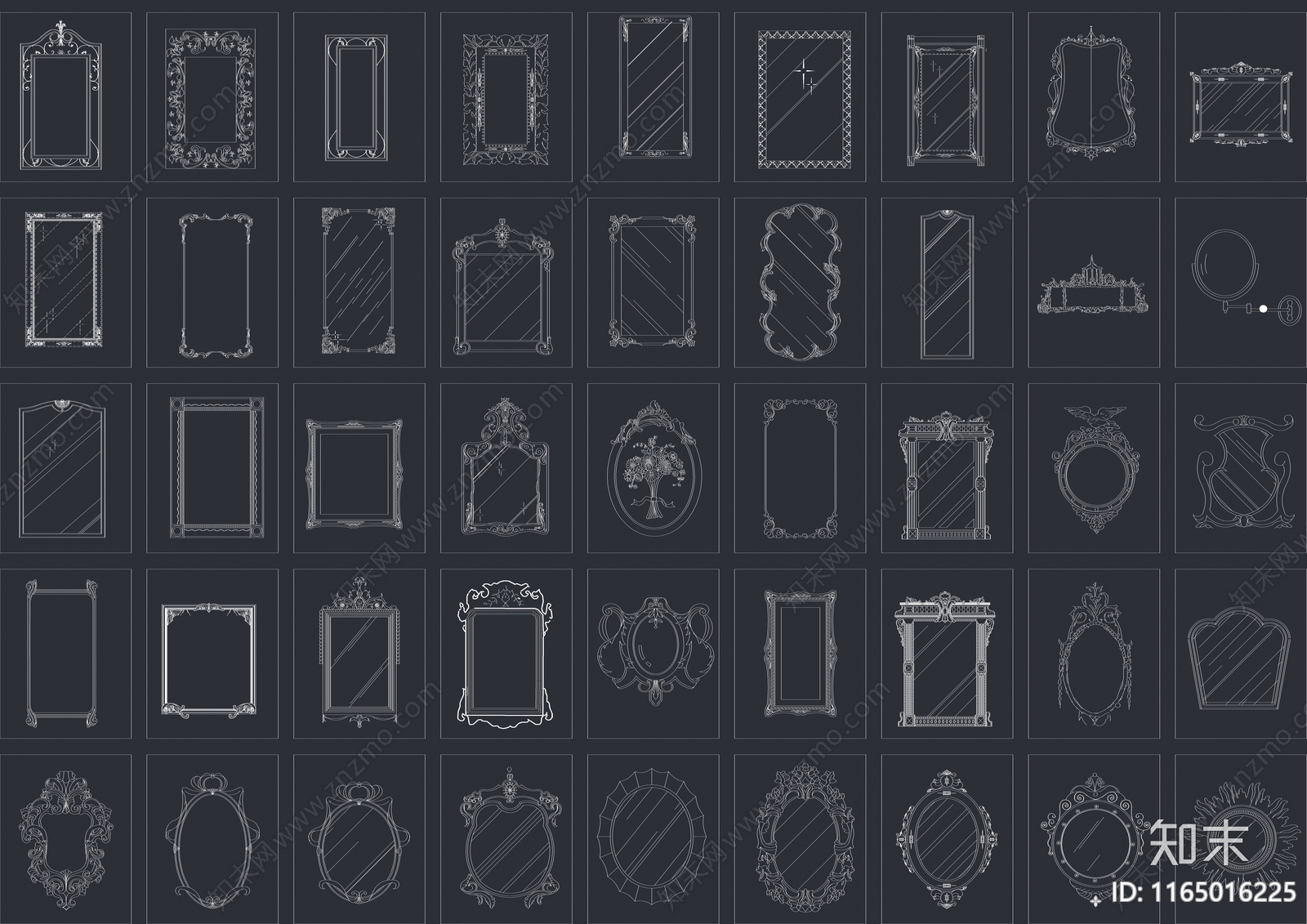 法式欧式其他图库施工图下载【ID:1165016225】