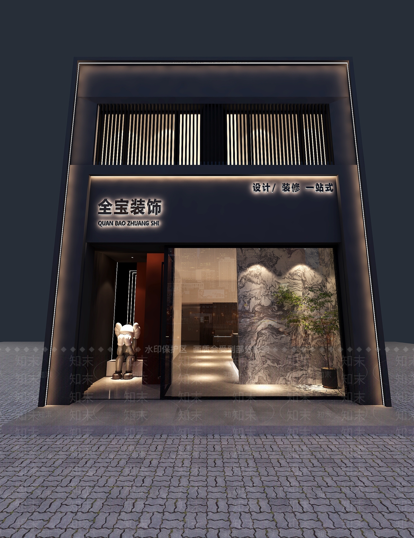 现代其他商业空间3D模型下载【ID:1165026066】