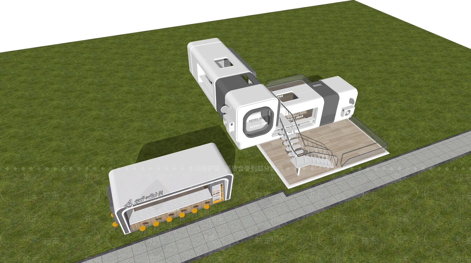 工业其他商业建筑SU模型下载【ID:1165032263】