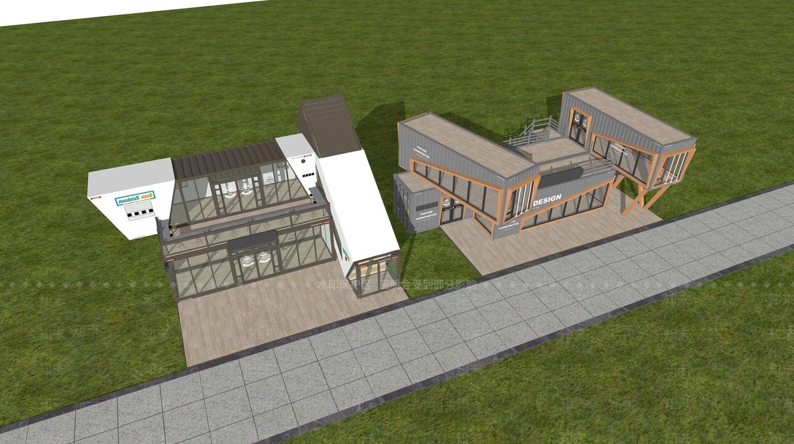 工业其他商业建筑SU模型下载【ID:1165032408】