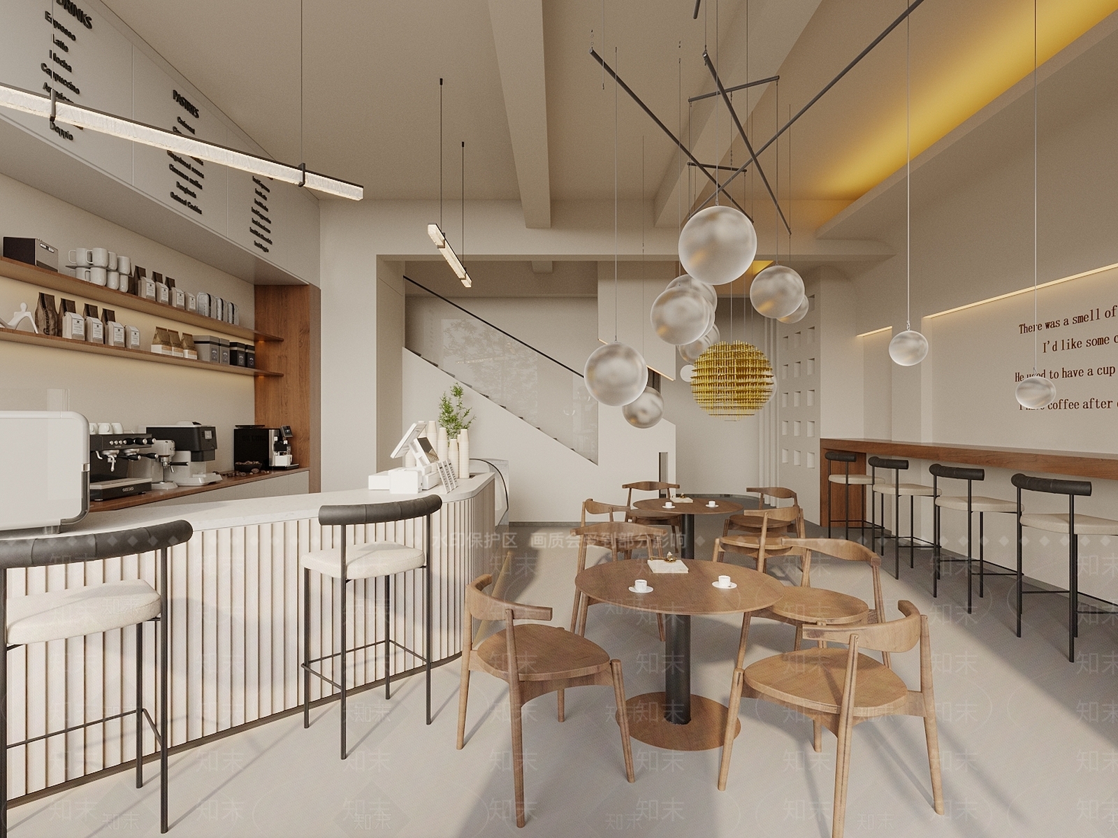 侘寂咖啡厅3D模型下载【ID:1165033069】