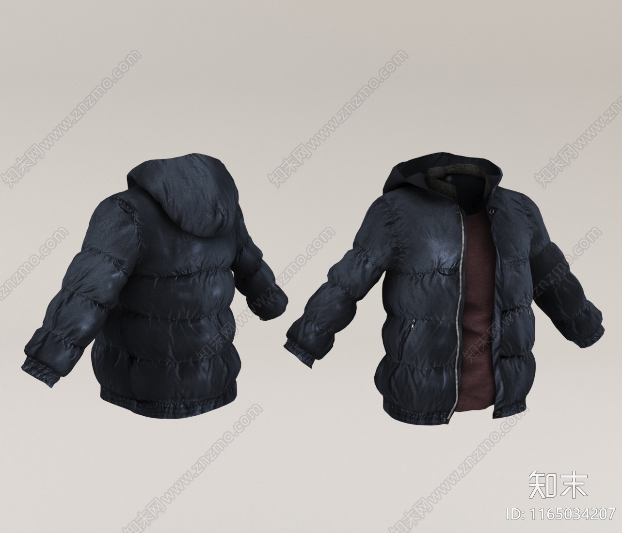 衣服3D模型下载【ID:1165034207】