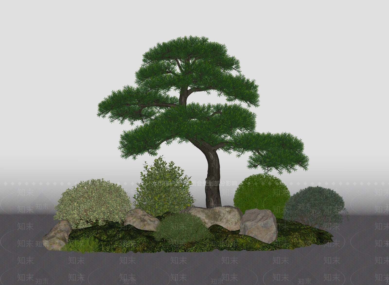 植物组合SU模型下载【ID:1165042918】