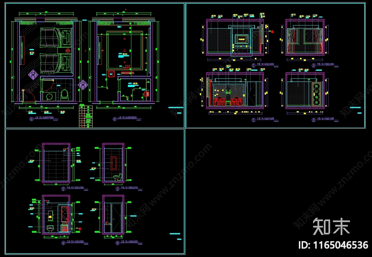 现代其他休闲娱乐空间cad施工图下载【ID:1165046536】
