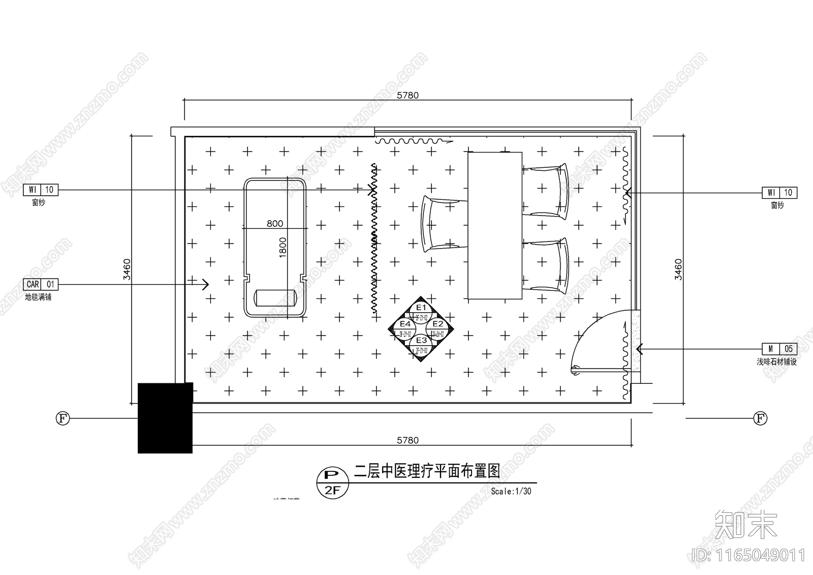 现代医院cad施工图下载【ID:1165049011】