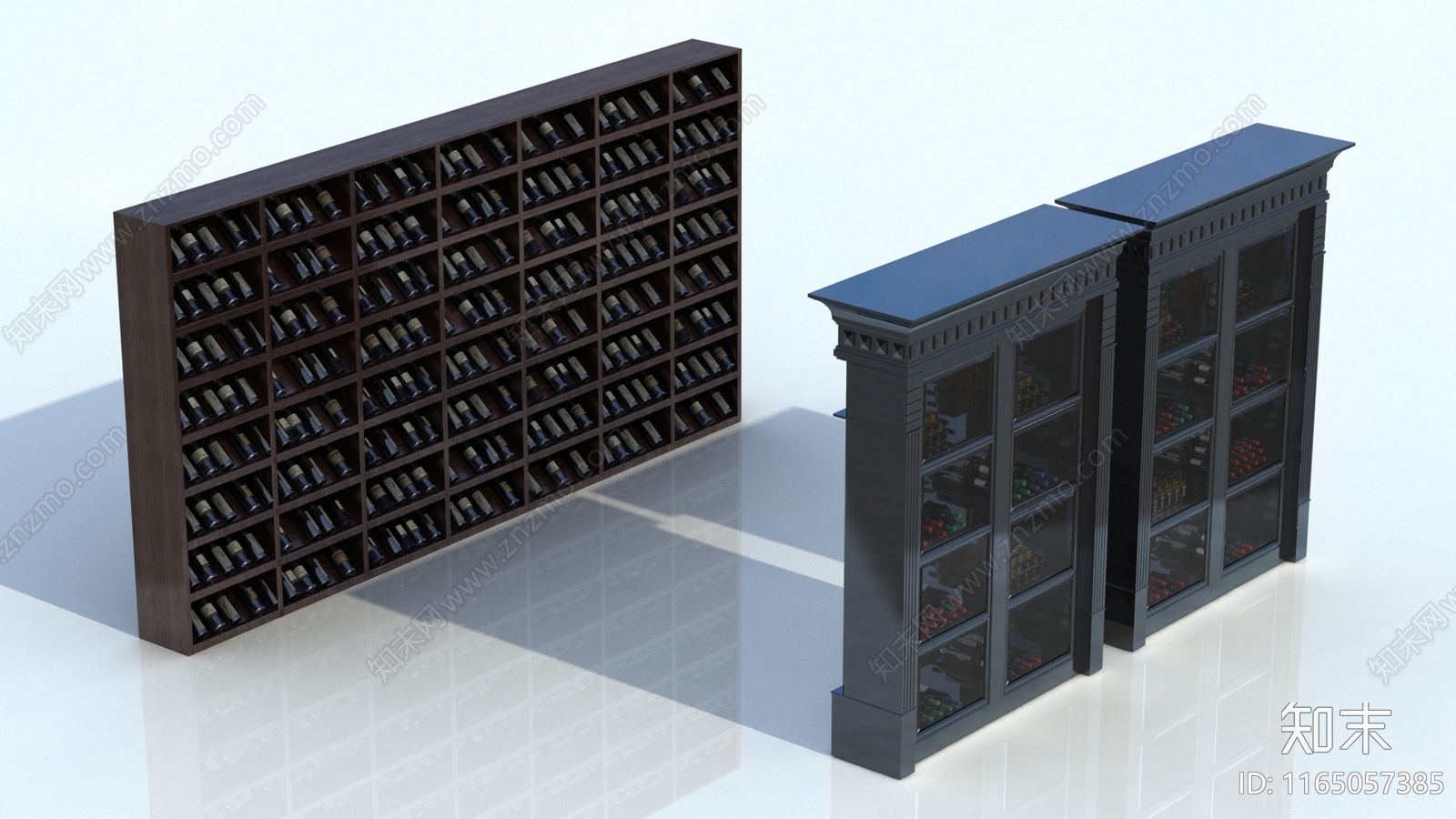 酒柜3D模型下载【ID:1165057385】