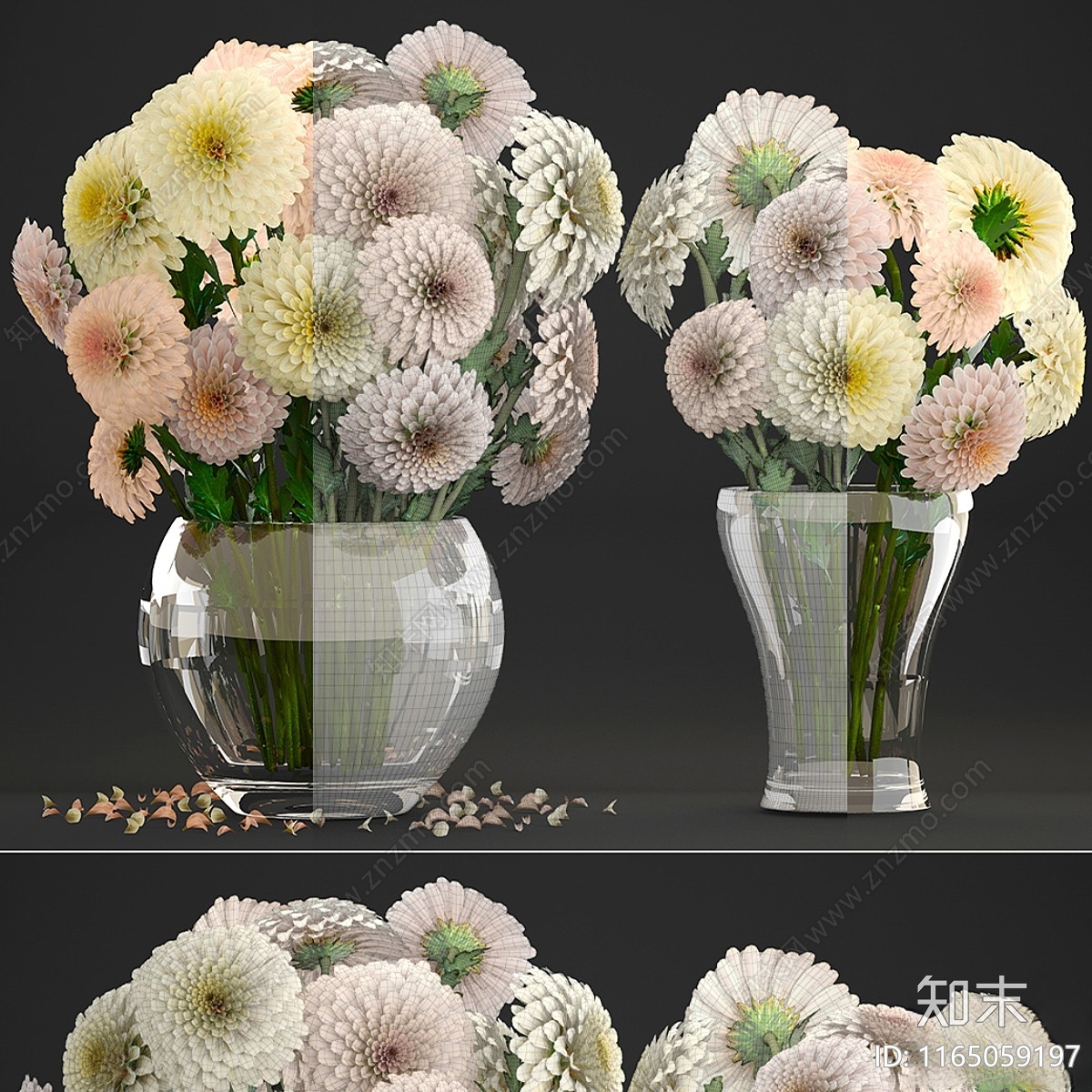 花艺3D模型下载【ID:1165059197】