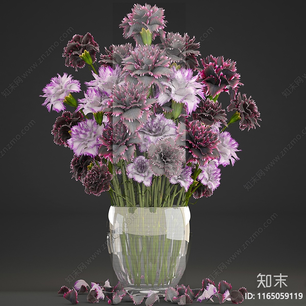 花艺3D模型下载【ID:1165059119】