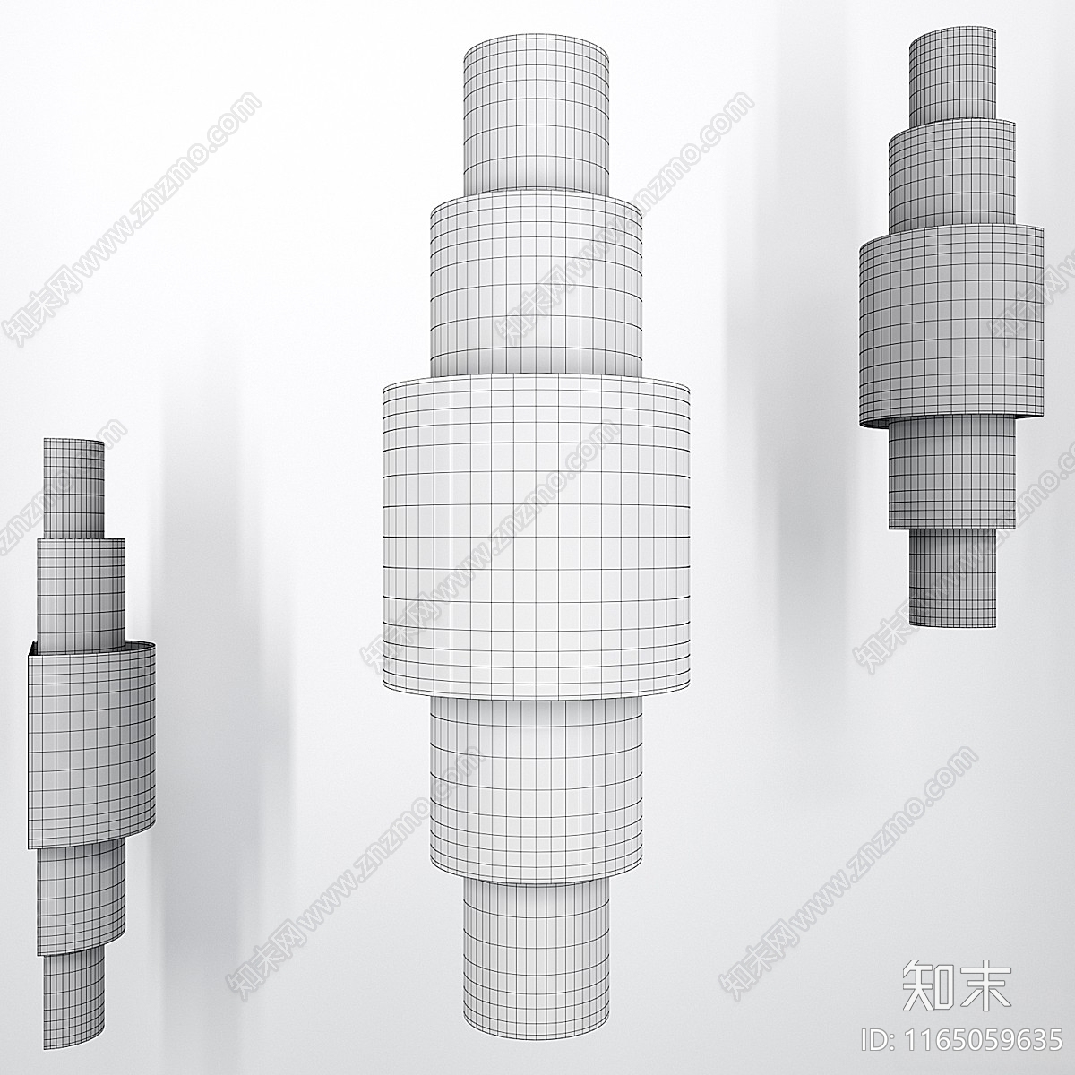 壁灯3D模型下载【ID:1165059635】