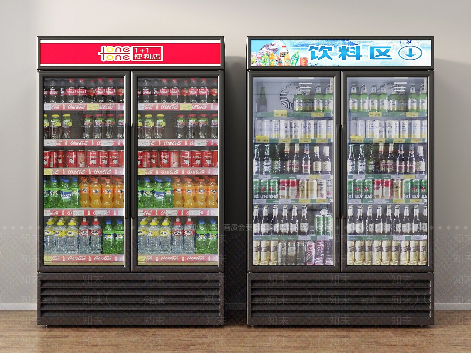 冰柜SU模型下载【ID:1165061678】