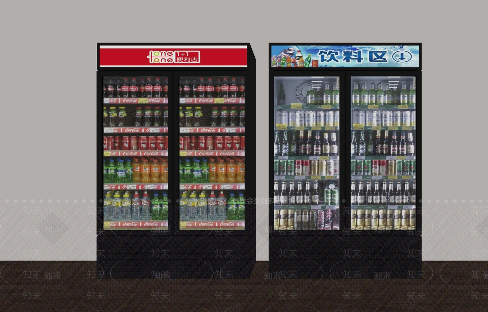 冰柜SU模型下载【ID:1165061678】