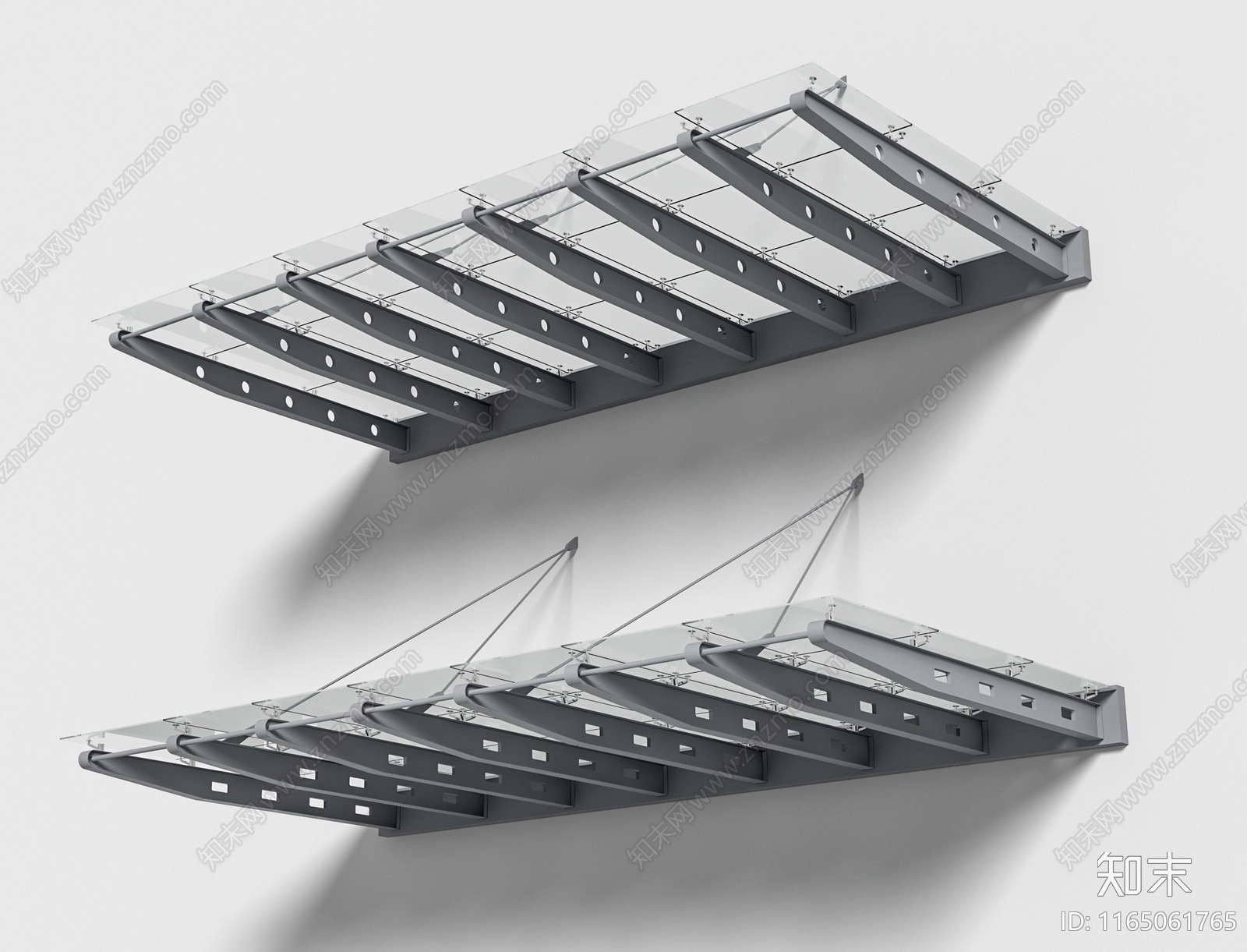 现代遮阳棚3D模型下载【ID:1165061765】