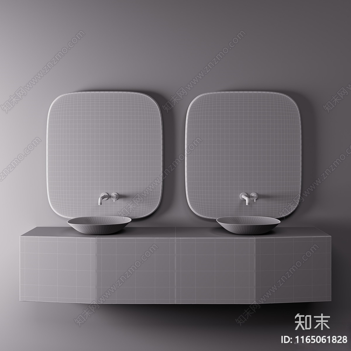 洗手台3D模型下载【ID:1165061828】