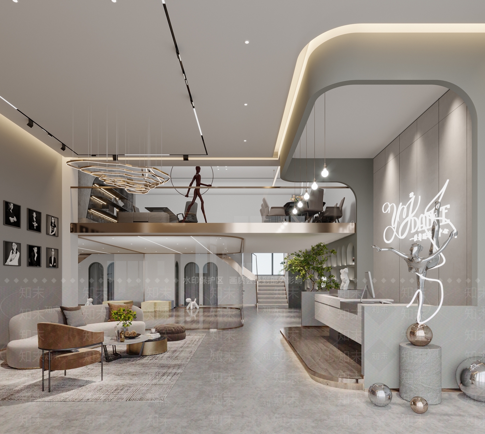 现代其他商业空间3D模型下载【ID:1165070460】