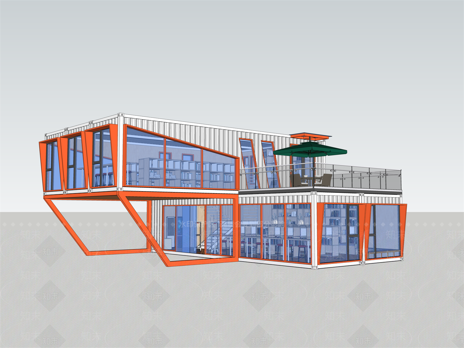 现代简约其他公共建筑SU模型下载【ID:1165077383】