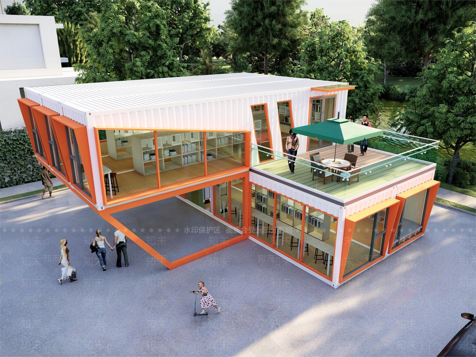 现代简约其他公共建筑SU模型下载【ID:1165077383】