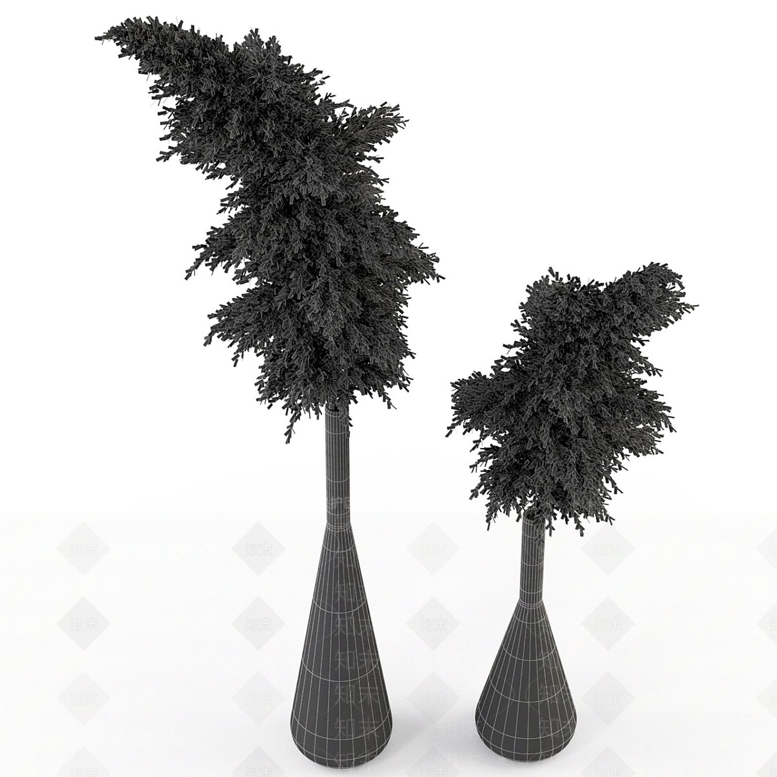 盆栽3D模型下载【ID:1165085170】