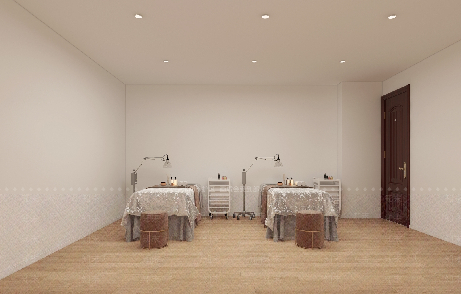 现代奶油美容院3D模型下载【ID:1165085595】