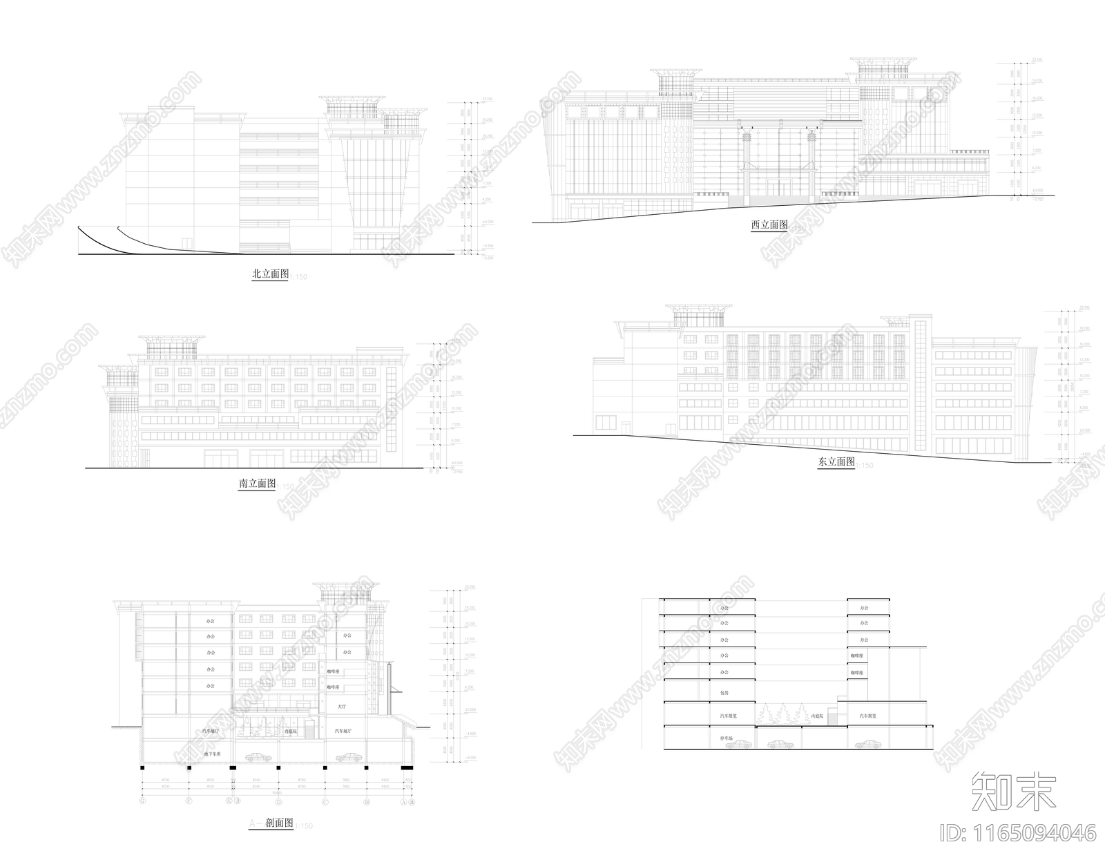 其他建筑cad施工图下载【ID:1165094046】