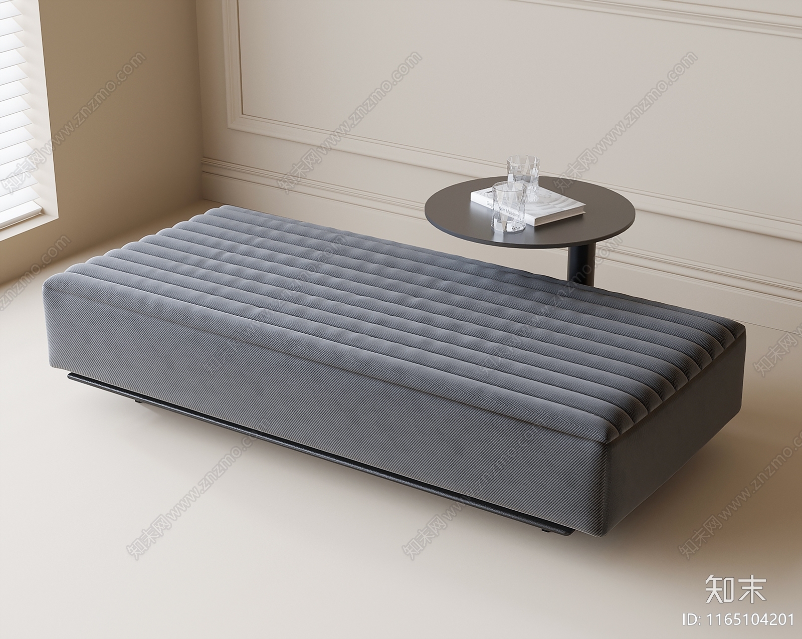 现代沙发凳3D模型下载【ID:1165104201】