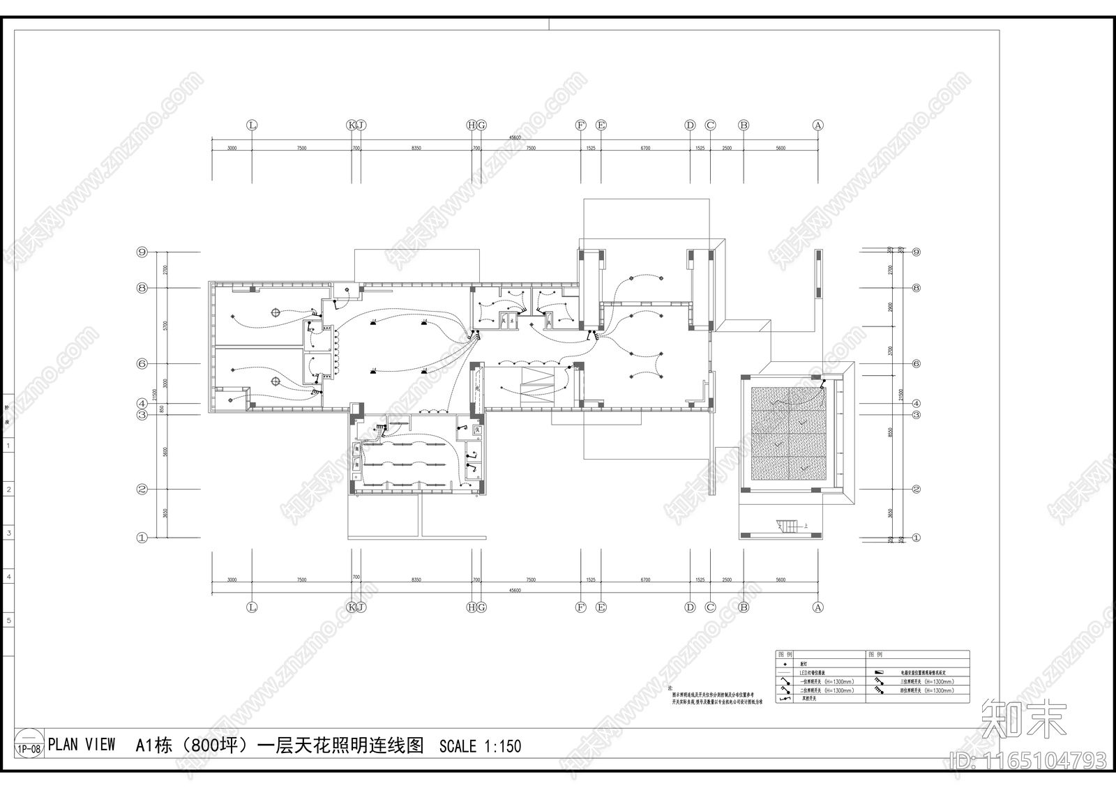 现代整体办公空间cad施工图下载【ID:1165104793】