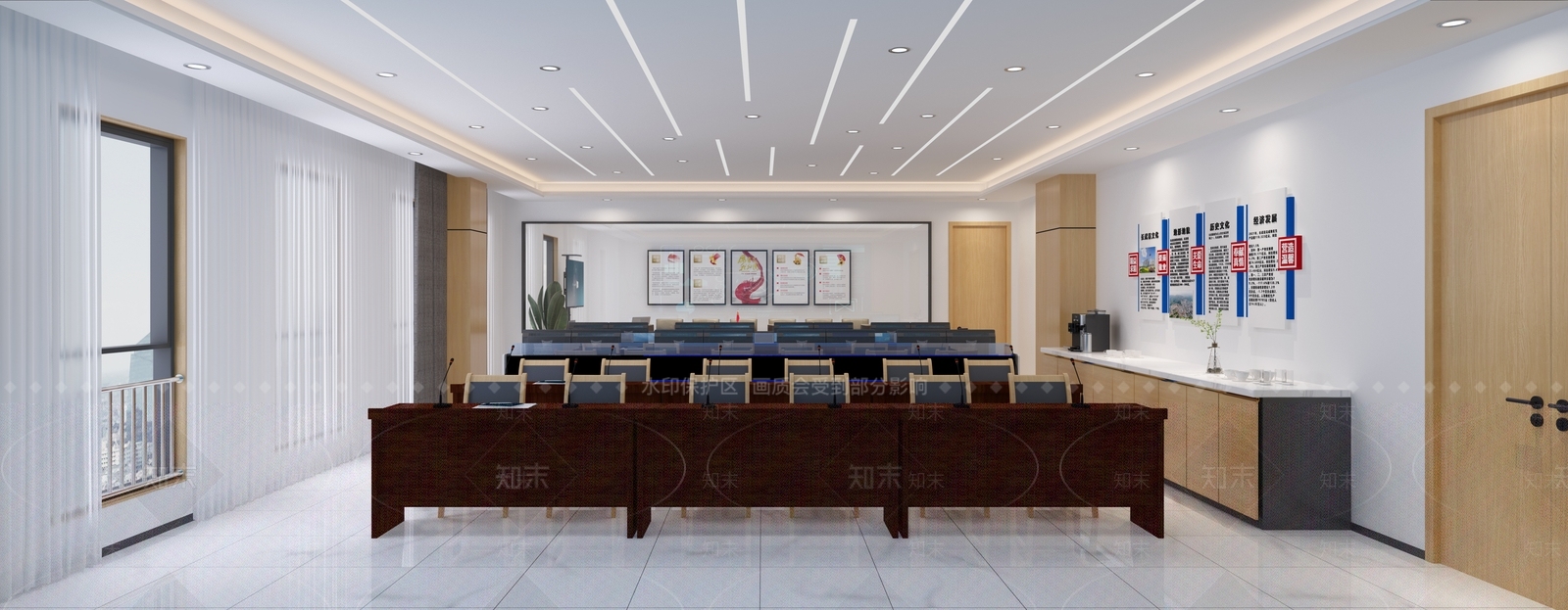 现代指挥中心3D模型下载【ID:1165106323】