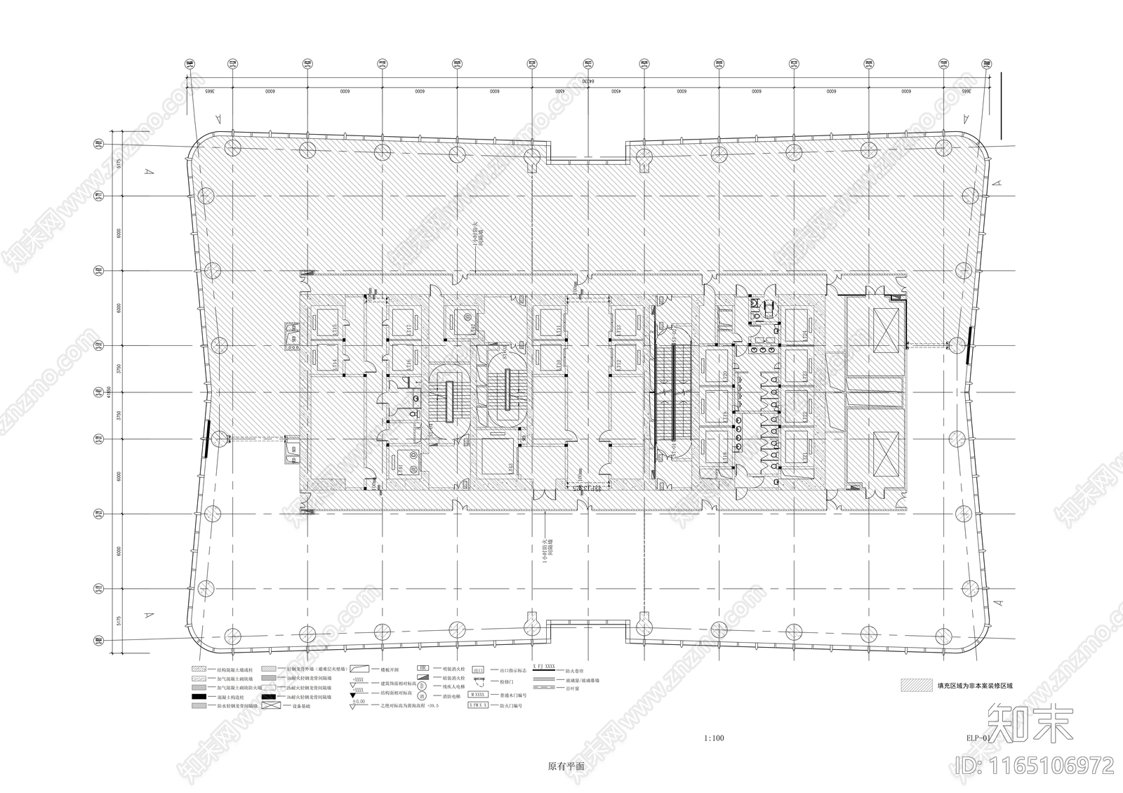 现代整体办公空间cad施工图下载【ID:1165106972】