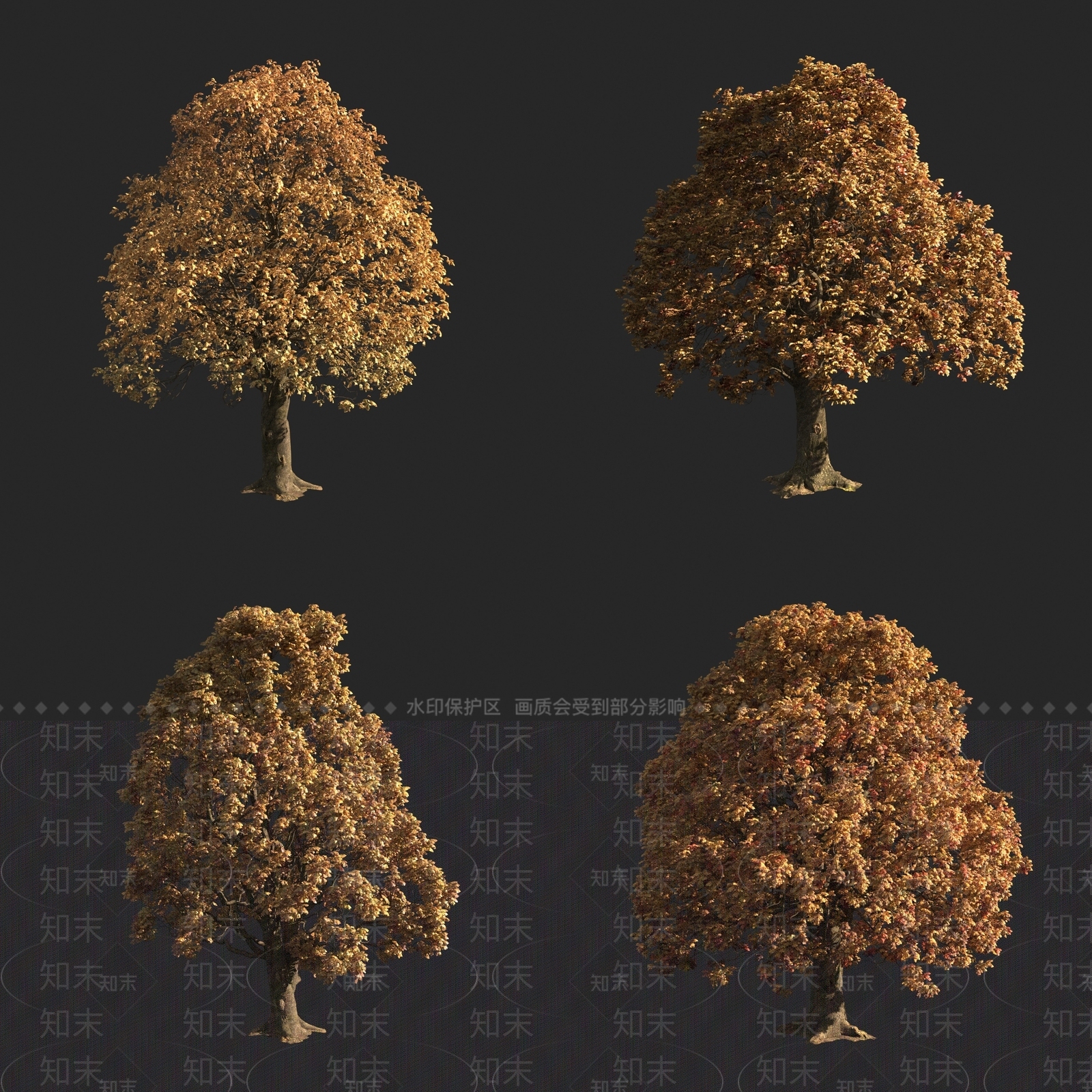 景观树3D模型下载【ID:1165107597】