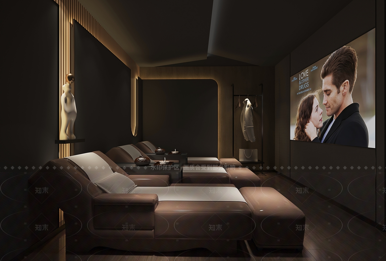 现代电影院3D模型下载【ID:1214640042】