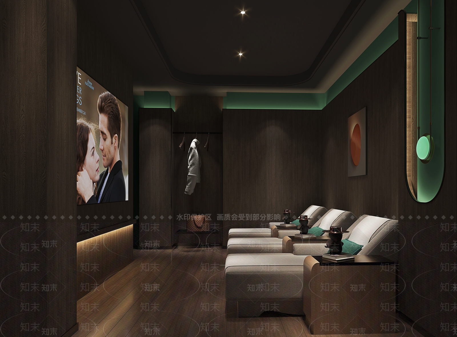 现代足浴店3D模型下载【ID:1165110413】