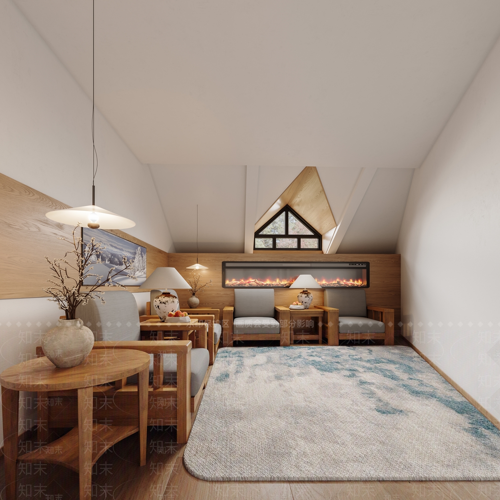 现代接待室3D模型下载【ID:1165122558】
