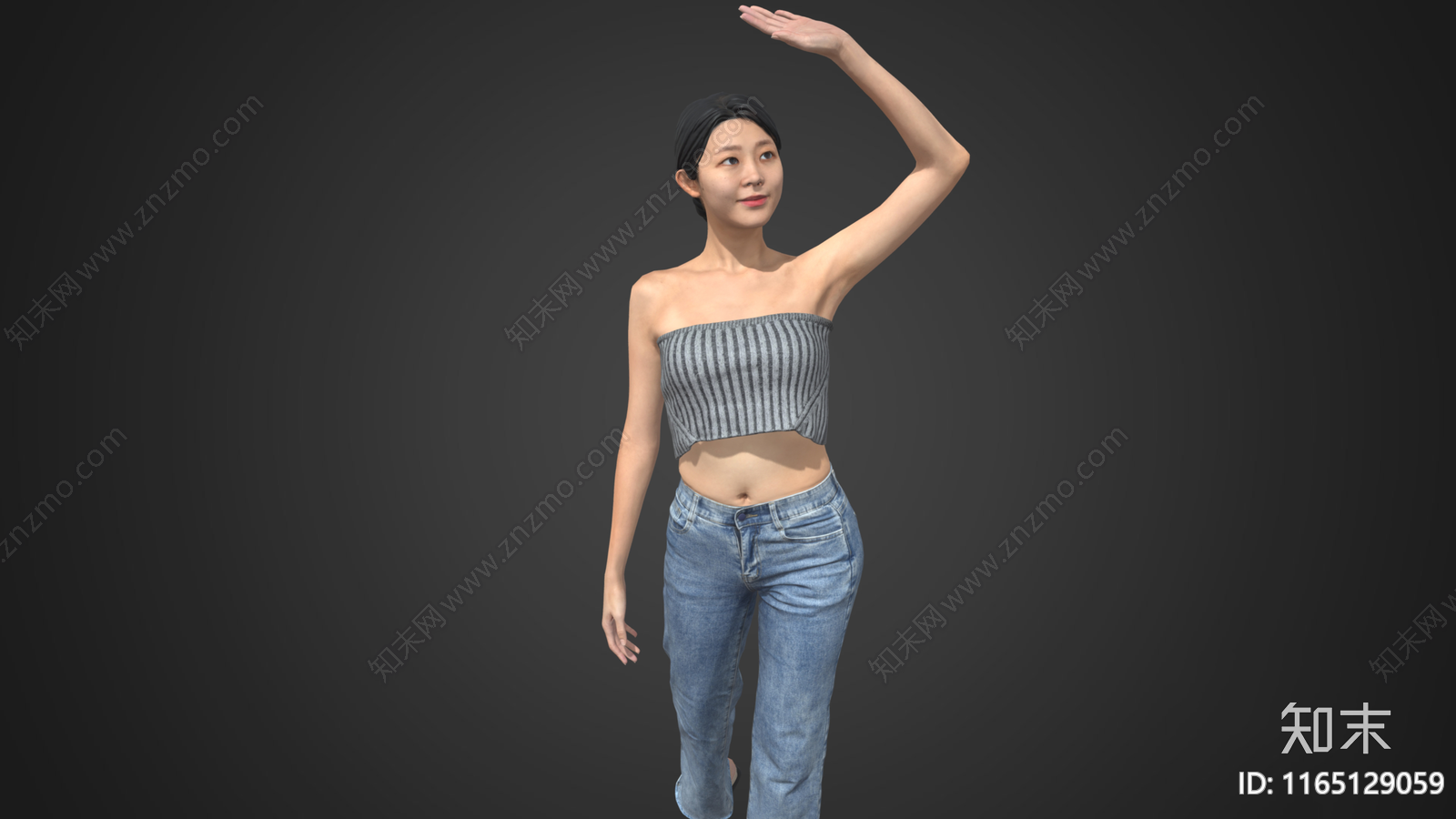 女人3D模型下载【ID:1165129059】