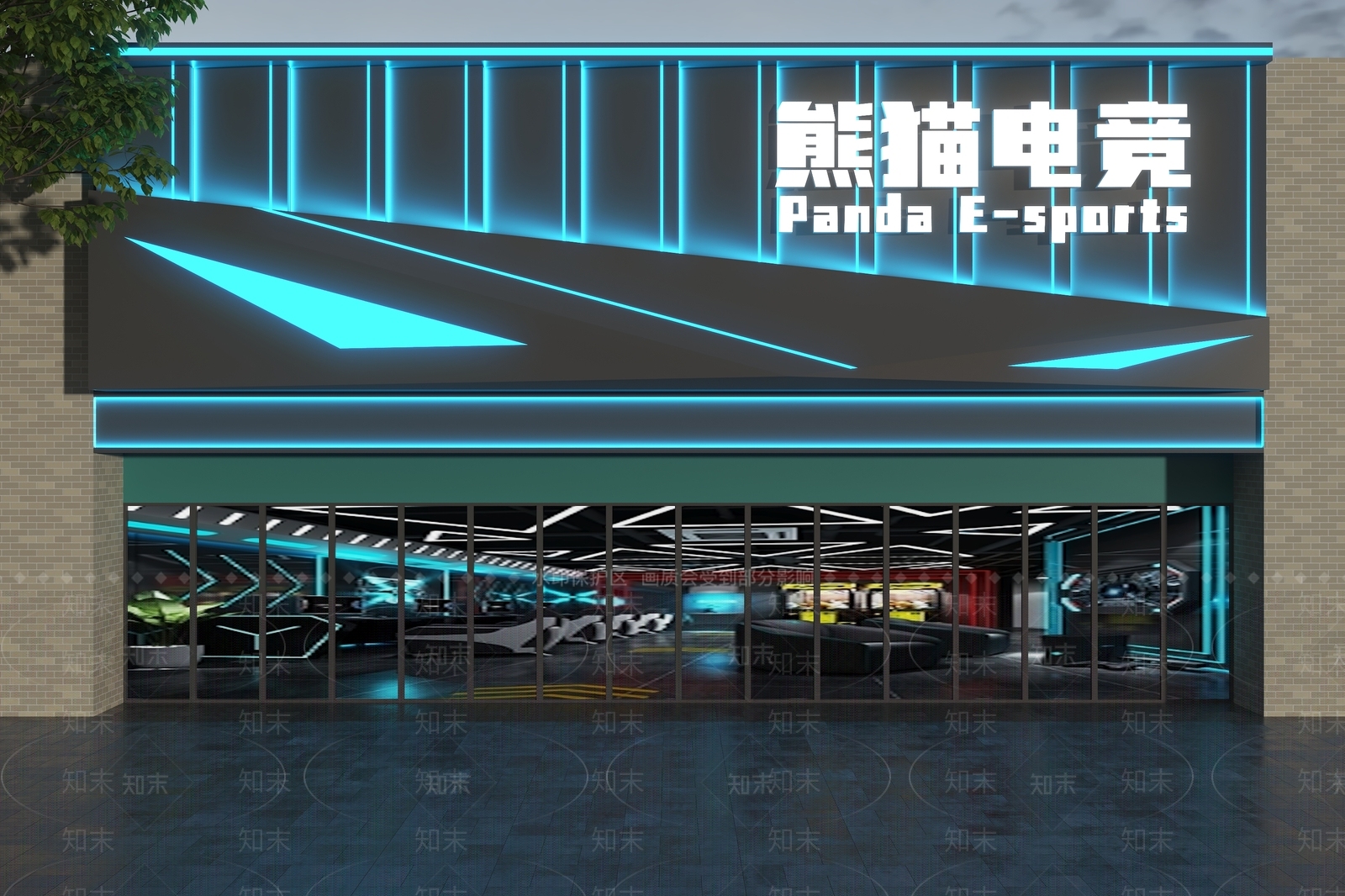 现代门头3D模型下载【ID:1165129529】