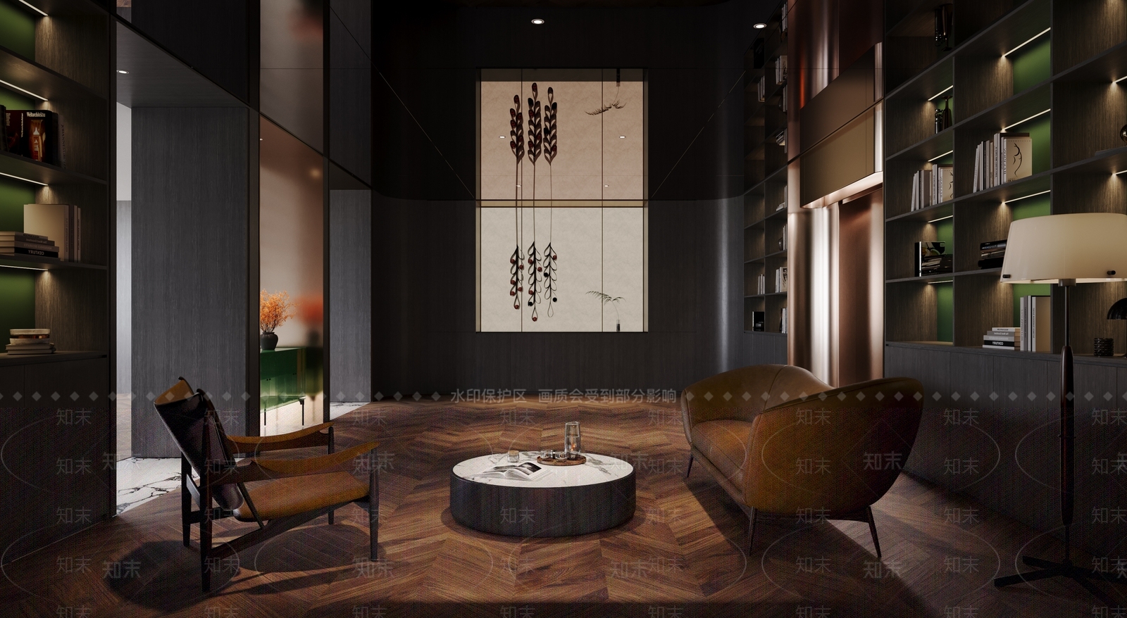 现代影音室3D模型下载【ID:1165152912】