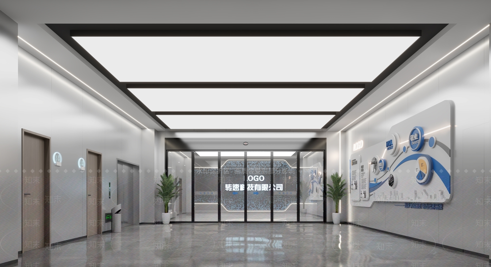 现代其他办公空间3D模型下载【ID:1165154225】
