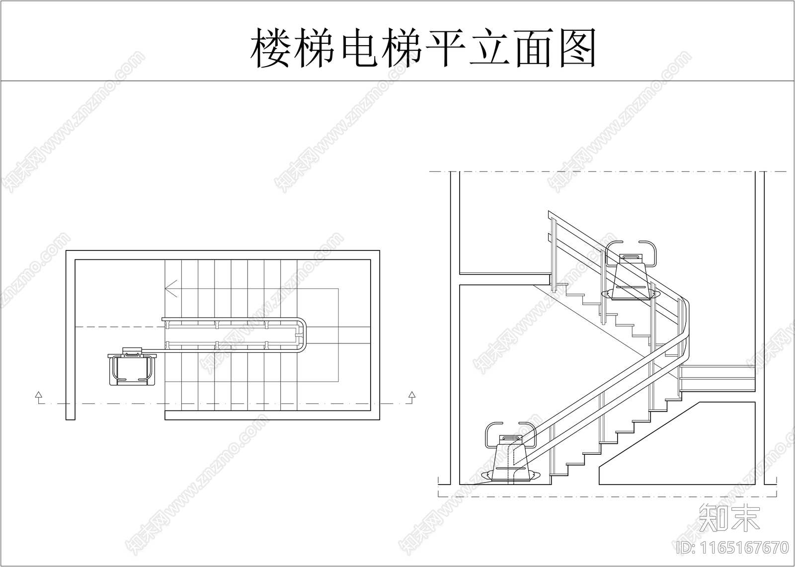 现代栏杆施工图下载【ID:1165167670】