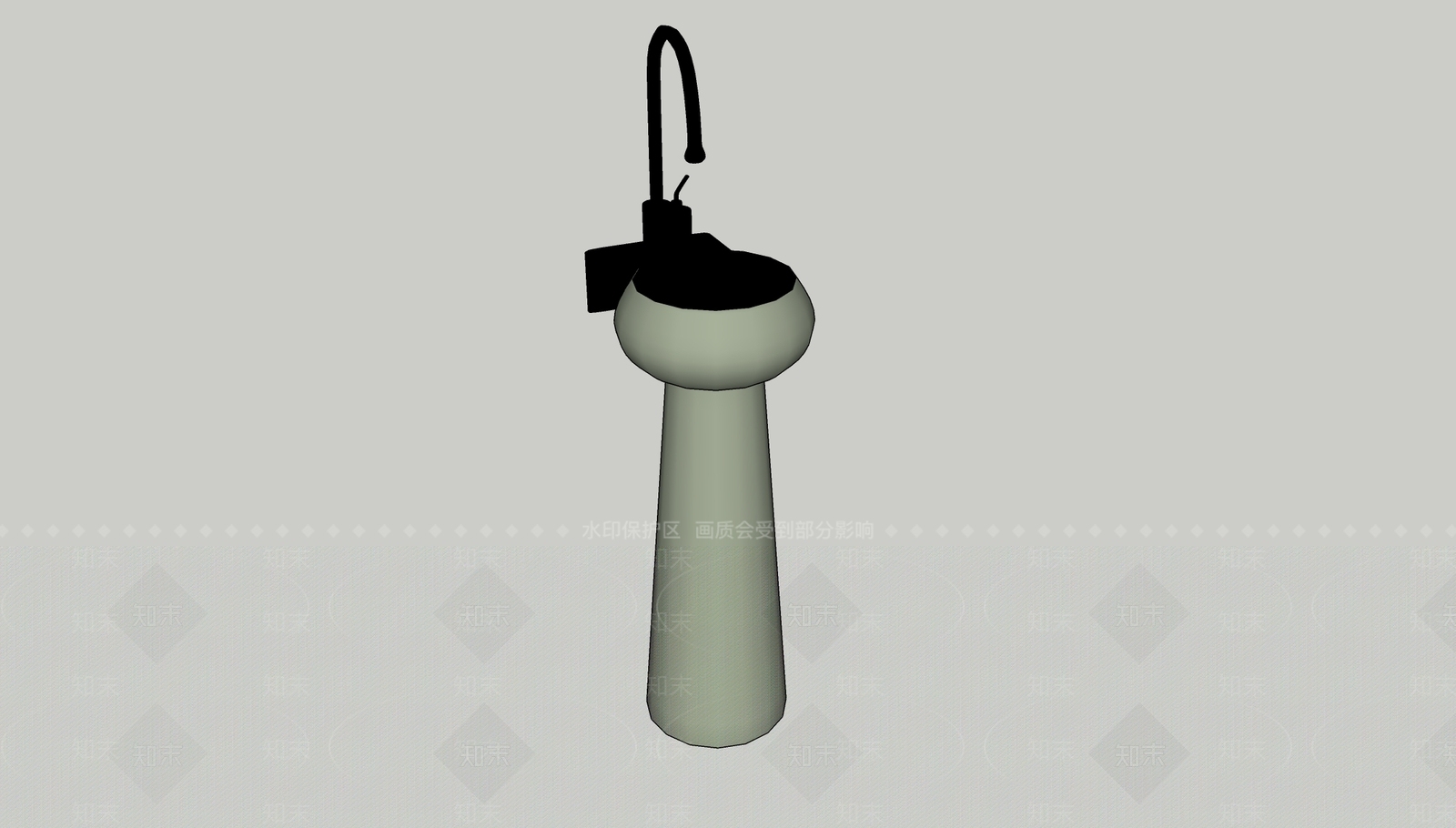 现代水槽SU模型下载【ID:1165167836】